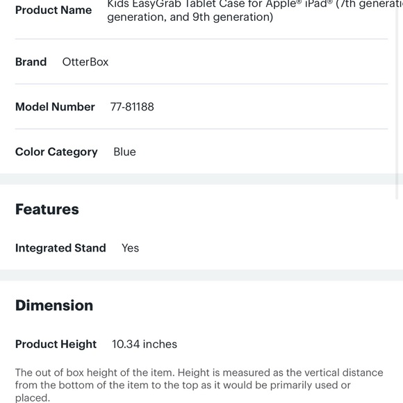 Otter box  EasyGrab Tablet IPad Case - Picture 13 of 13